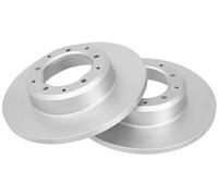2x Brake disc solid 18147 A.B.S. for LAND ROVER DEFENDER Station Wagon