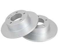 2x Brake disc solid 18182 A.B.S. for OPEL RENAULT NISSAN