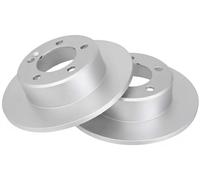 2x Brake disc solid 18183 A.B.S. for NISSAN RENAULT OPEL