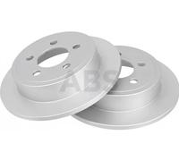 2x Brake disc solid 18199 A.B.S. for JEEP WRANGLER Mk II CHEROKEE