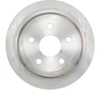 2x Brake disc solid 18229 A.B.S. for JEEP WRANGLER III