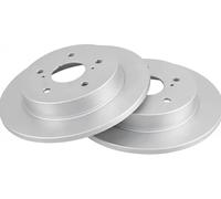 2x Brake disc solid 18287 A.B.S. for SUZUKI KIZASHI