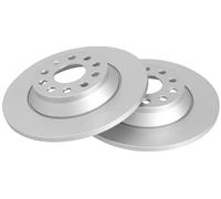 2x Brake disc solid 18319 A.B.S. for SEAT AUDI VW SKODA FORD MG