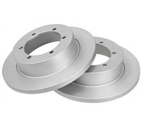 2x Brake disc solid 18416 A.B.S. for NISSAN CABSTAR NT400 CABSTAR