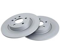 2x Brake disc solid 18466 A.B.S. for LAND ROVER DISCOVERY SPORT