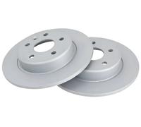 2x Brake disc solid 18527 A.B.S. for OPEL ASTRA K ASTRA K Sports Tourer