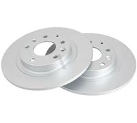 2x Brake disc solid 18543 A.B.S. for MAZDA CX-3