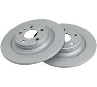 2x Brake disc solid 18588 A.B.S. for VOLVO V90 II Estate S90 II XC60 II V60 II