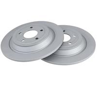 2x Brake disc solid 18608 A.B.S. for FORD USA MUSTANG Coupe MUSTANG Convertible