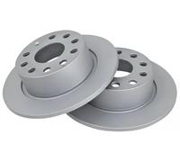 2x Brake disc solid 18623 A.B.S. for SKODA OCTAVIA III OCTAVIA III Combi