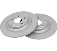 2x Brake disc solid 18632 A.B.S. for VOLVO GEELY LYNK & CO