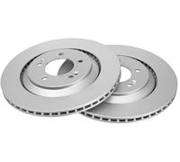 2x Brake disc solid 18789 A.B.S. for HYUNDAI i30 i30 FASTBACK