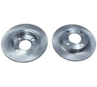 2x Brake disc solid 19-1208 MAXGEAR for AUDI 80 B2 Saloon 80 B3 Saloon COUPE B2