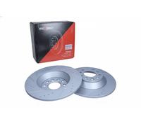 2x Brake disc solid 19-1228SPORT MAXGEAR for AUDI A6 C6 A6 C6 Avant
