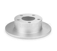 2x Brake disc solid 23-0395C METELLI for AUDI VW SKODA