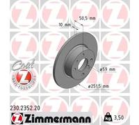 ZIMMERMANN 230.2352.20 Brake disc