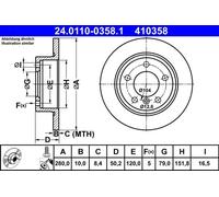 Rear Brake Disc Mini:MINI COUNTRYMAN,Paceman 34209804830 34219811539