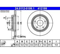 Brake discs FIAT FREEMONT 2.4 24.0112-0199.1