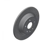 2x Brake disc solid 250.1361.52 ZIMMERMANN for FORD LAND ROVER