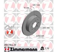 ZIMMERMANN 280.3164.20 Brake disc