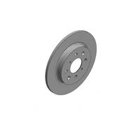 2x Brake disc solid 280.3183.20 ZIMMERMANN for HONDA JAZZ III INSIGHT