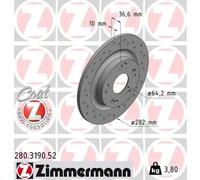 ZIMMERMANN 280.3190.52 Brake disc