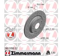 ZIMMERMANN 280.3190.52 Brake disc