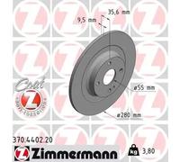 ZIMMERMANN 370.4402.20 Brake disc