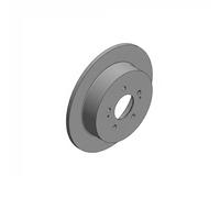 2x Brake disc solid 380.2114.20 ZIMMERMANN for MITSUBISHI GRANDIS