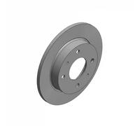 2x Brake disc solid 380.2167.20 ZIMMERMANN for SMART MITSUBISHI