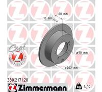 ZIMMERMANN 380.2171.20 Brake disc