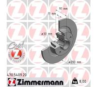 ZIMMERMANN 470.5409.20 Brake disc