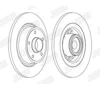 JURID 562378J-1 Brake disc