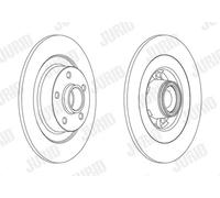 JURID 562608J-1 Brake disc