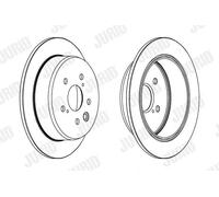 JURID 562920JC Brake disc