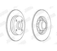 JURID 562936J Brake disc