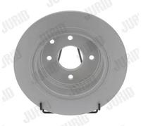 2x Brake disc solid 563337JC JURID for NISSAN CUBE TIIDA Hatchback TIIDA Saloon