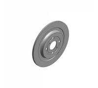 2x Brake disc solid 590.2595.20 ZIMMERMANN for TOYOTA YARIS/VITZ