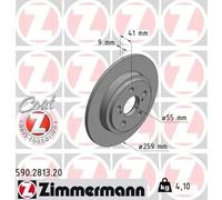 ZIMMERMANN 590.2813.20 Brake disc