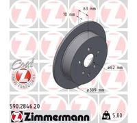 ZIMMERMANN 590.2846.20 Brake disc