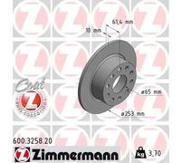 ZIMMERMANN 600.3258.20 Brake disc