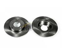 2x Brake disc solid 6040020 KRAFT AUTOMOTIVE for AUDI VW SEAT