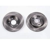2x Brake disc solid 6041200 KRAFT AUTOMOTIVE for MERCEDES-BENZ A-CLASS