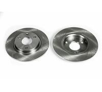 2x Brake disc solid 6045530 KRAFT AUTOMOTIVE for CITROËN PEUGEOT