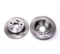 2x Brake disc solid 6051010 KRAFT AUTOMOTIVE for MERCEDES-BENZ 190 124 Saloon