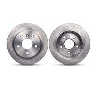 2x Brake disc solid 6051120 KRAFT AUTOMOTIVE for MERCEDES-BENZ A-CLASS