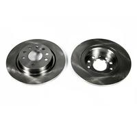 2x Brake disc solid 6051650 KRAFT AUTOMOTIVE for SAAB OPEL FIAT