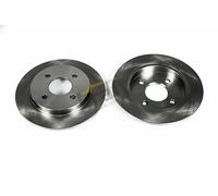2x Brake disc solid 6052200 KRAFT AUTOMOTIVE for FORD SIERRA II Hatchback