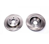 2x Brake disc solid 6052206 KRAFT AUTOMOTIVE for VOLVO FORD