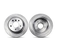 2x Brake disc solid 6052620 KRAFT AUTOMOTIVE for BMW 5